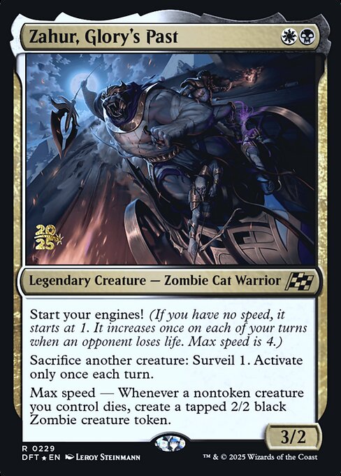 Zahur, Glory's Past (PDFT 229s) [Aetherdrift Promos]