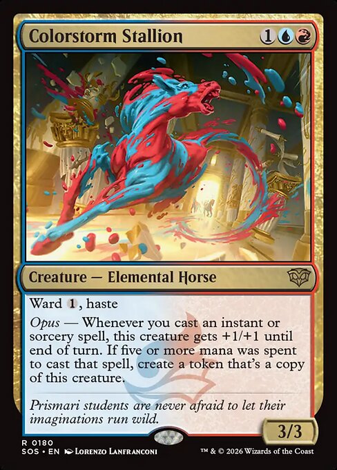 Colorstorm Stallion (SOS 180) [Secrets of Strixhaven]
