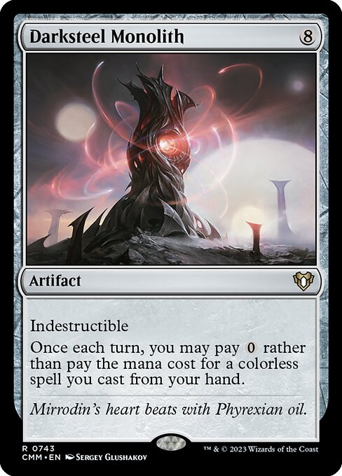 Darksteel Monolith (CMM 743) [Commander Masters]