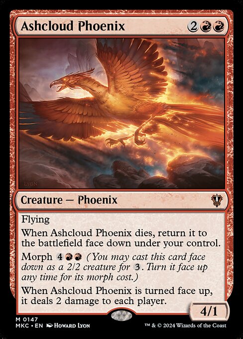 Ashcloud Phoenix (MKC 147) [Murders at Karlov Manor Commander]