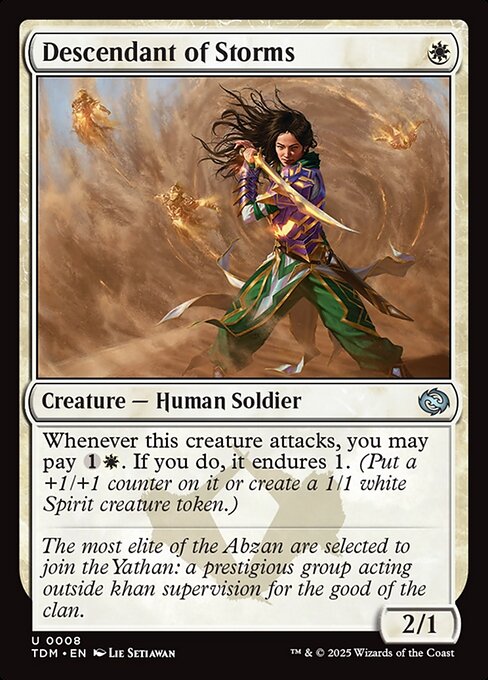Descendant of Storms (TDM 8) [Tarkir: Dragonstorm]