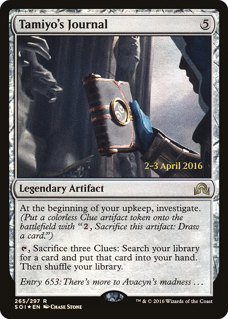 Tamiyo's Journal (Entry 653) [Shadows over Innistrad Promos]
