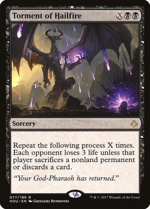 Torment of Hailfire (HOU 77) [Hour of Devastation]