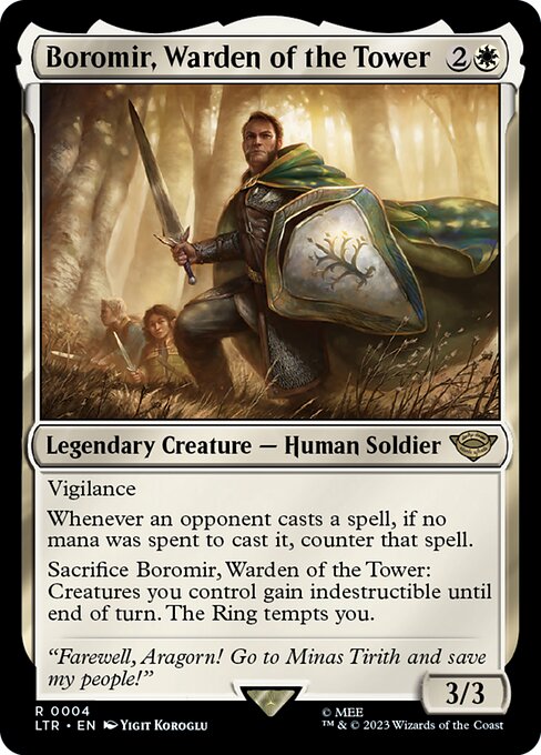 Boromir, Warden of the Tower (LTR 4) [The Lord of the Rings: Tales of Middle-earth]