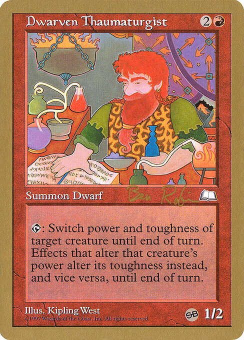 Dwarven Thaumaturgist (WC98 br98sba) [World Championship Decks 1998]