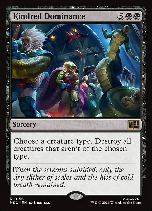 Kindred Dominance (MSC 156) [Marvel Super Heroes Commander]