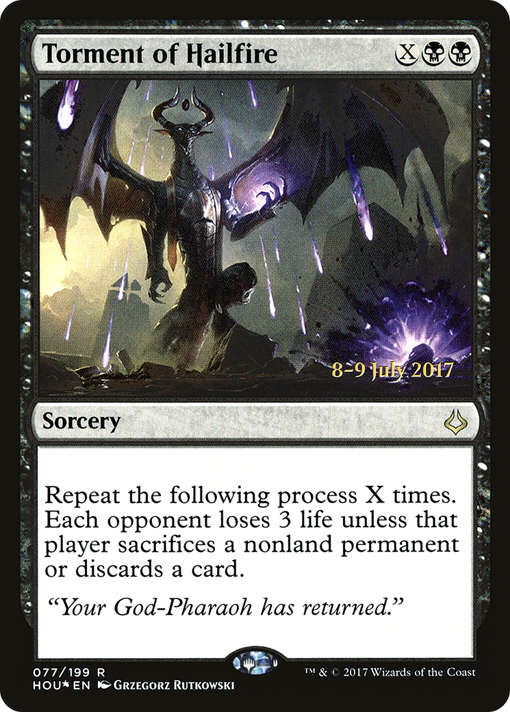 Torment of Hailfire [Hour of Devastation Prerelease Promos]