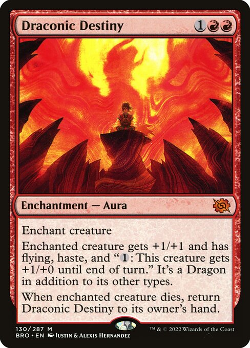 Draconic Destiny (BRO 130) [The Brothers' War]