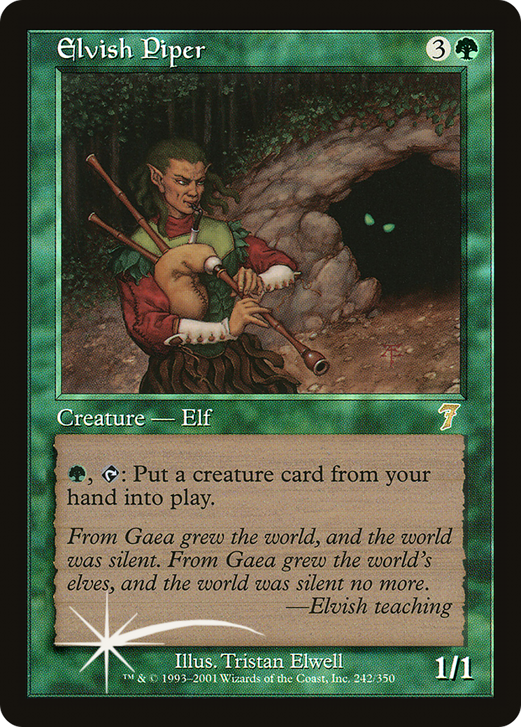 Elvish Piper [Seventh Edition]