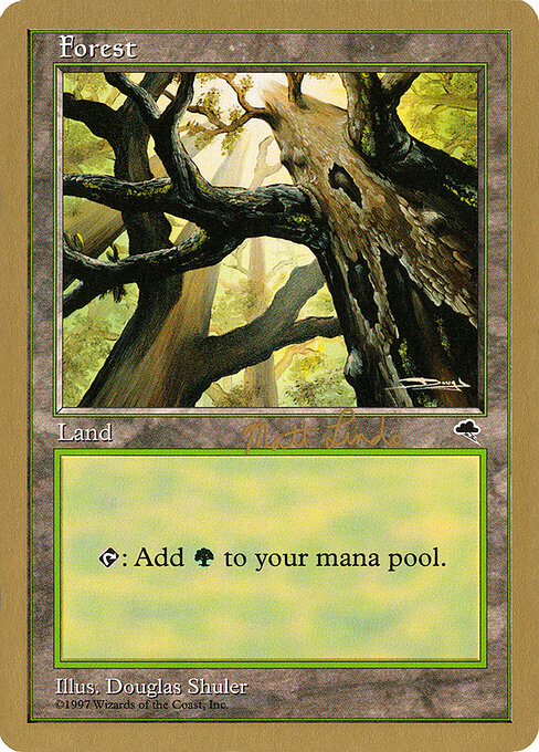 Forest (WC99 ml347a) [World Championship Decks 1999]