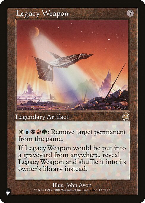 Legacy Weapon (PLST APC-137) [The List]