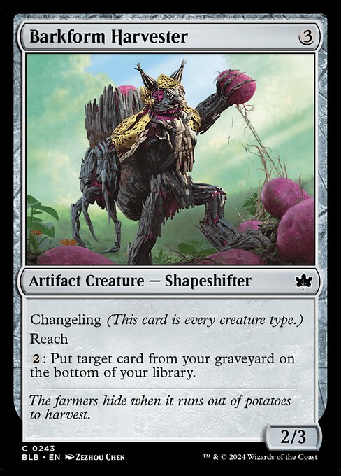 Barkform Harvester (BLB 243) [Bloomburrow]