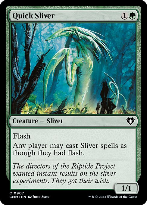 Quick Sliver (CMM 907) [Commander Masters]