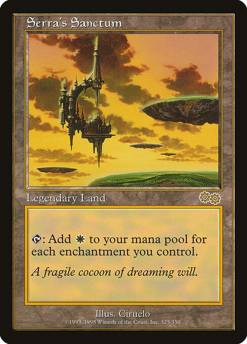 Serra's Sanctum (USG 325) [Urza's Saga]