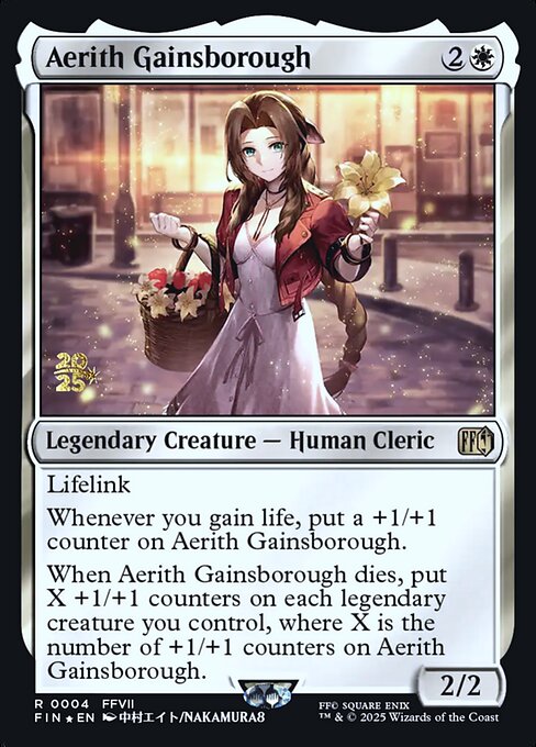 Aerith Gainsborough (PFIN 4s) [Final Fantasy Promos]