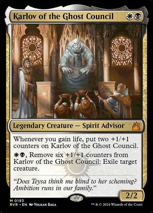 Karlov of the Ghost Council (RVR 193) [Ravnica Remastered]