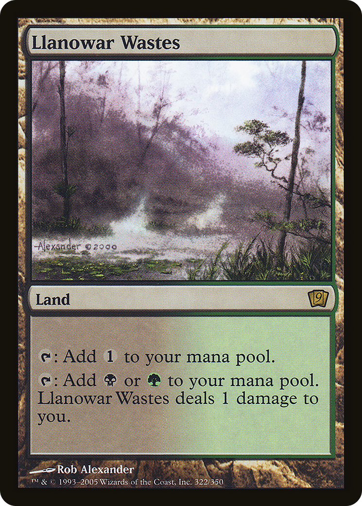Llanowar Wastes [Ninth Edition]