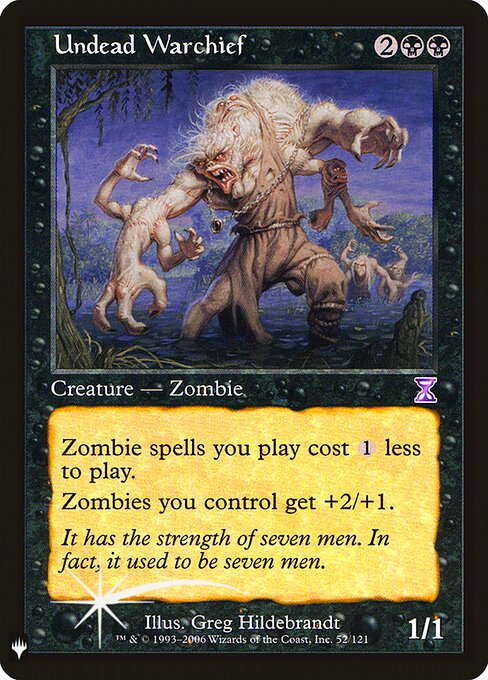 Undead Warchief (Retro Frame) (PLST TSB-52) [The List]