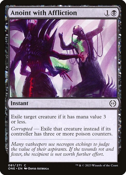Anoint with Affliction (ONE 81) [Phyrexia: All Will Be One]