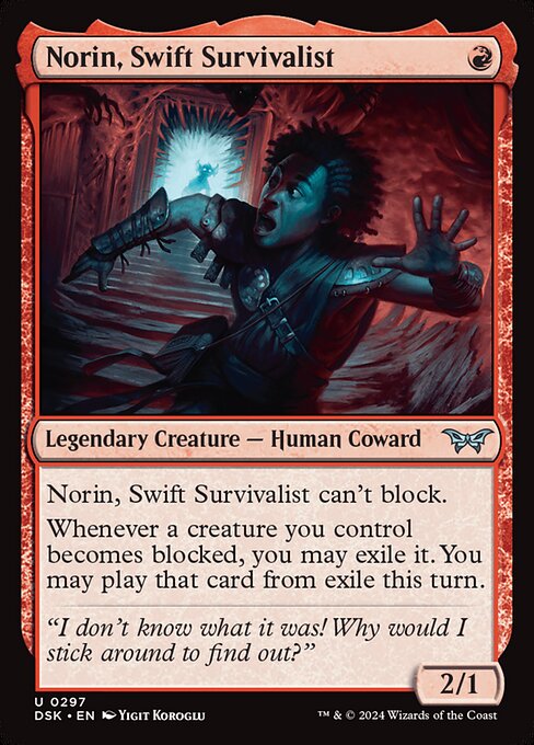 Norin, Swift Survivalist (DSK 297) [Duskmourn: House of Horror]