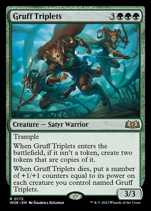 Gruff Triplets (WOE 172) [Wilds of Eldraine]