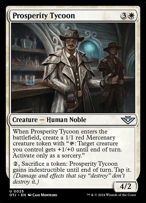 Prosperity Tycoon (OTJ 25) [Outlaws of Thunder Junction]