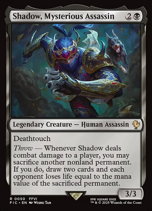 Shadow, Mysterious Assassin (FIC 50) [Final Fantasy Commander]