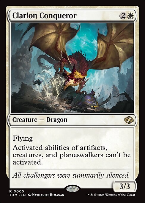 Clarion Conqueror (TDM 5) [Tarkir: Dragonstorm]