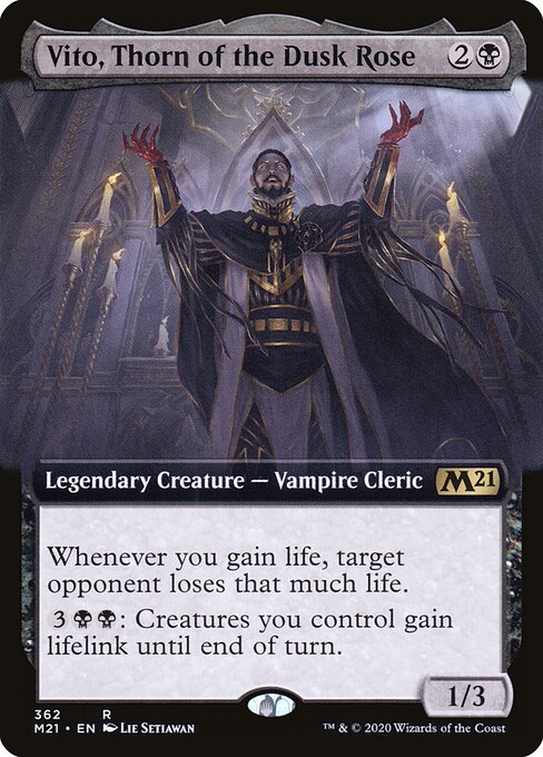 Vito, Thorn of the Dusk Rose (M21 362) [Core Set 2021]