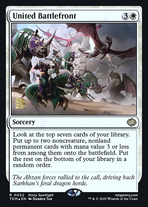 United Battlefront (PTDM 32s) [Tarkir: Dragonstorm Promos]