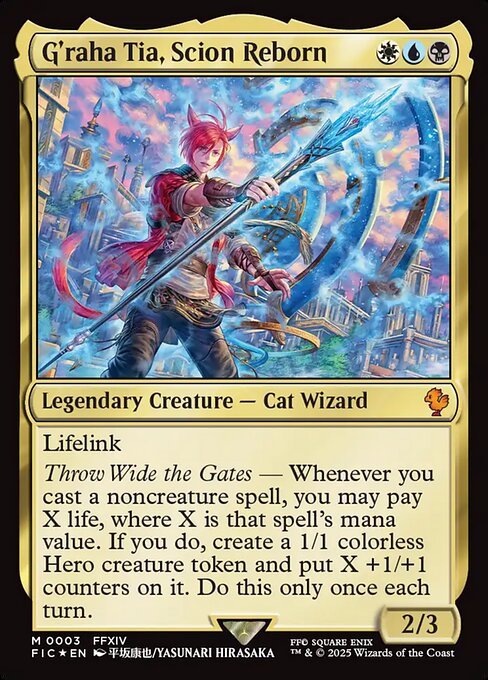 G'raha Tia, Scion Reborn (FIC 3) [Final Fantasy Commander]