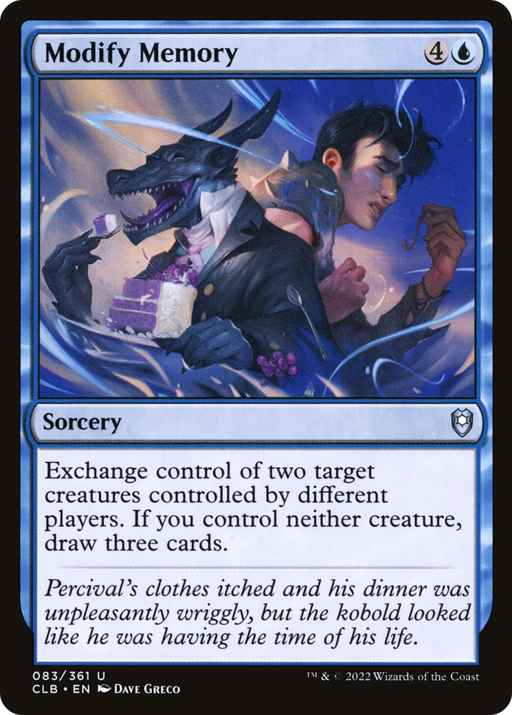 Modify Memory [Commander Legends: Battle for Baldur's Gate]