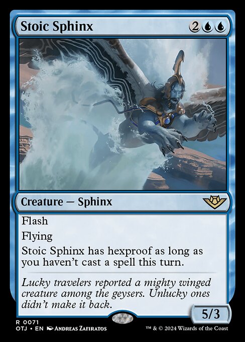 Stoic Sphinx (OTJ 71) [Outlaws of Thunder Junction]