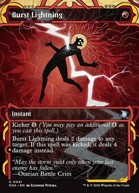 Burst Lightning (SOA 41) [Secrets of Strixhaven Mystical Archive]