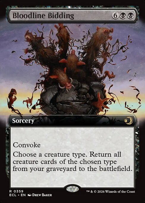 Bloodline Bidding (ECL 359) [Lorwyn Eclipsed]