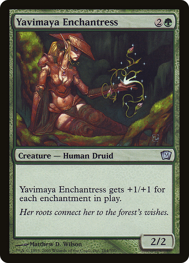 Yavimaya Enchantress [Ninth Edition]