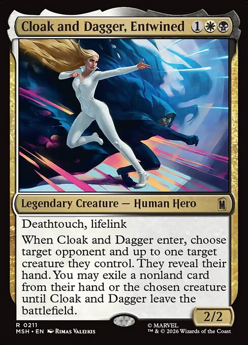 Cloak and Dagger, Entwined (MSH 211) [Marvel Super Heroes]