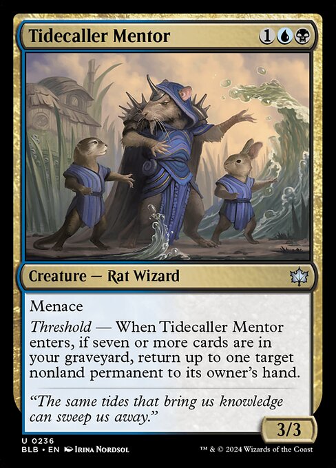 Tidecaller Mentor (BLB 236) [Bloomburrow]