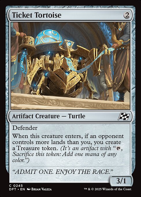 Ticket Tortoise (DFT 245) [Aetherdrift]