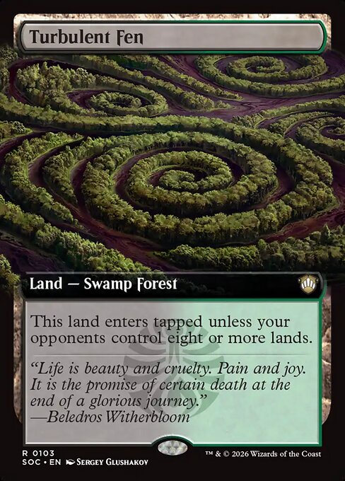 Turbulent Fen (SOC 103) [Secrets of Strixhaven Commander]