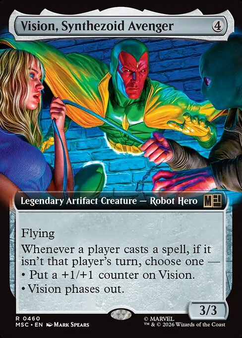 Vision, Synthezoid Avenger (MSC 460) [Marvel Super Heroes Commander]