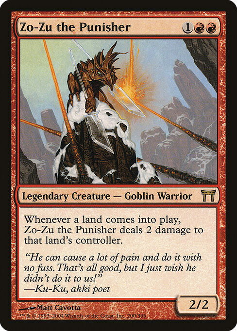 Zo-Zu the Punisher (CHK 200) [Champions of Kamigawa]