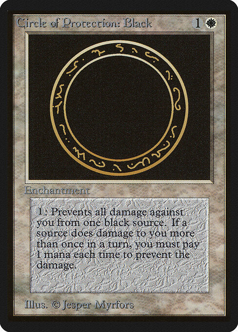 Circle of Protection: Black (LEB 10) [Limited Edition Beta]