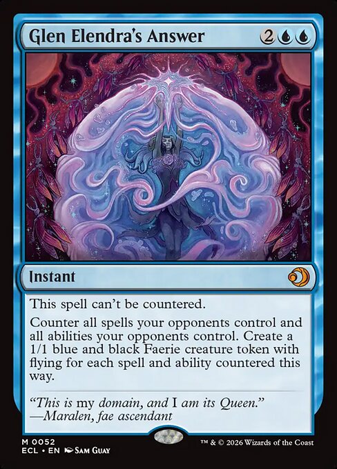 Glen Elendra's Answer (ECL 52) [Lorwyn Eclipsed]