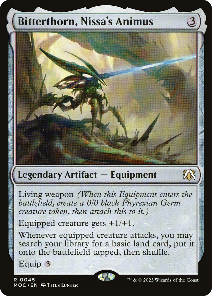 Bitterthorn, Nissa's Animus [March of the Machine Commander]