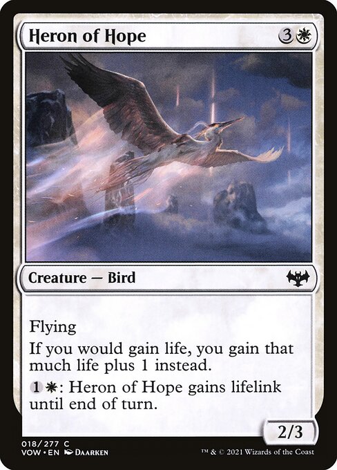 Heron of Hope (VOW 18) [Innistrad: Crimson Vow]