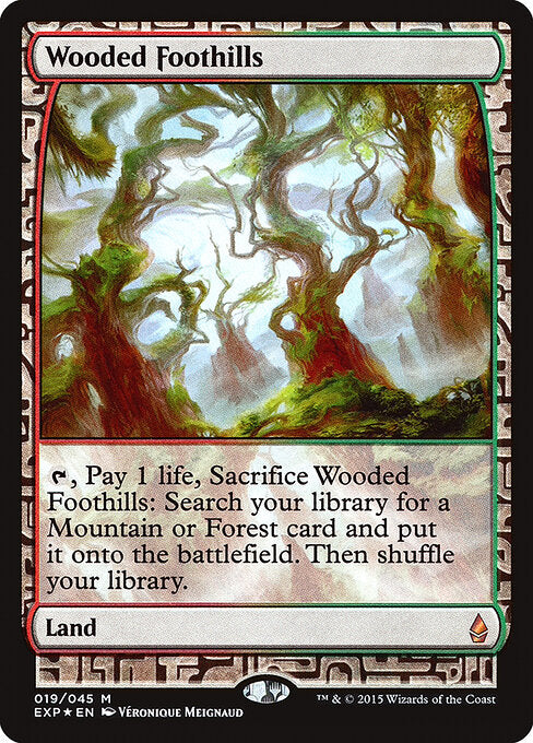 Wooded Foothills (EXP 19) [Zendikar Expeditions]