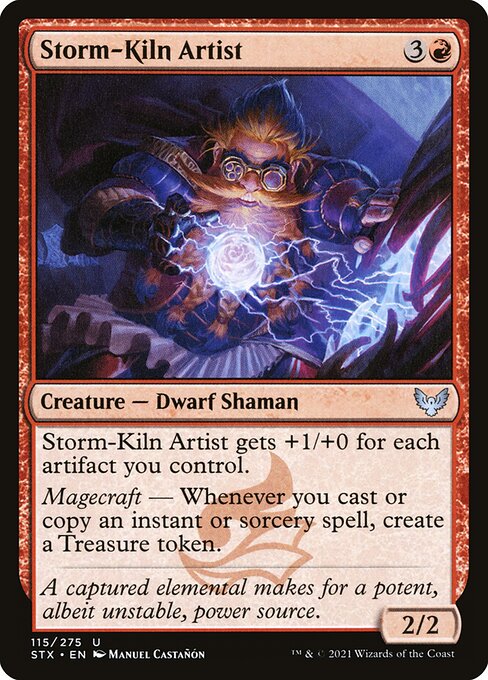 Storm-Kiln Artist (STX 115) [Strixhaven: School of Mages]