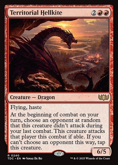 Territorial Hellkite (TDC 240) [Tarkir: Dragonstorm Commander]