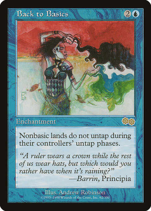 Back to Basics (USG 62) [Urza's Saga]